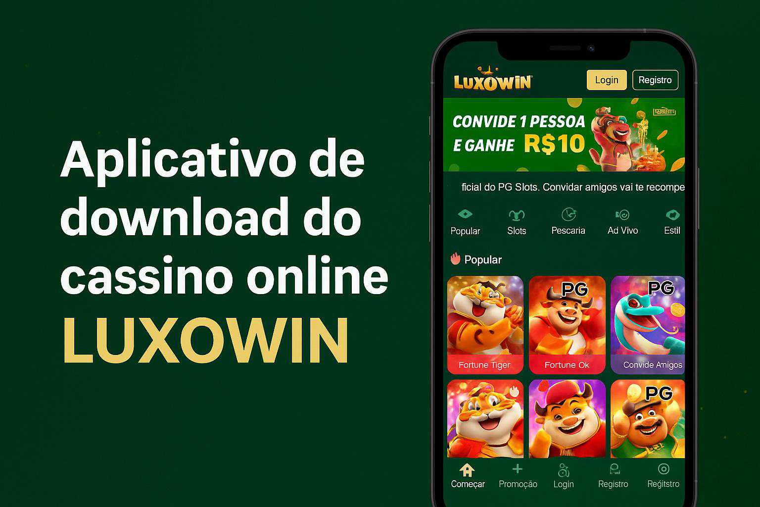Baixar o LUXOWIN Cassino App