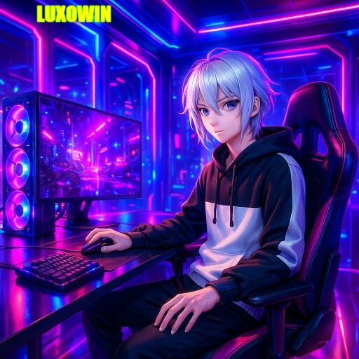 Imagem promocional da LUXOWIN mostrando a plataforma e suas vantagens