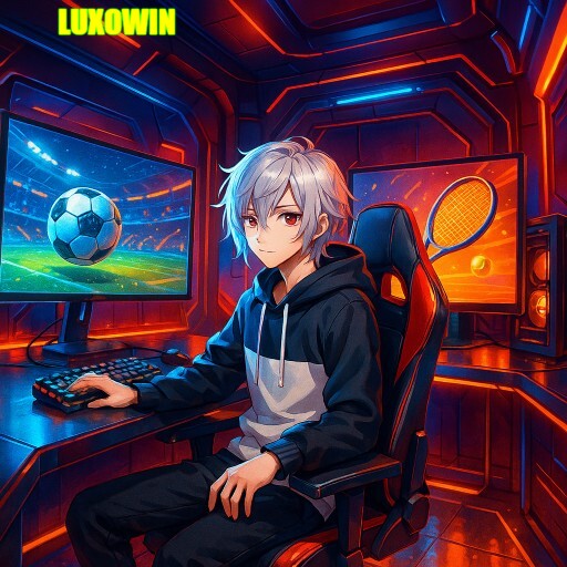 Imagem promocional da LUXOWIN mostrando a plataforma e suas vantagens