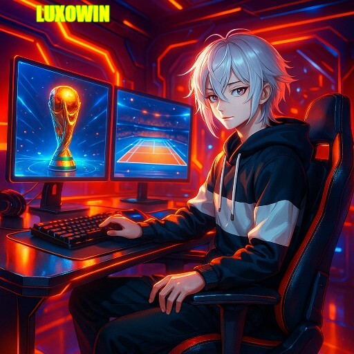 Imagem promocional da LUXOWIN mostrando a plataforma e suas vantagens