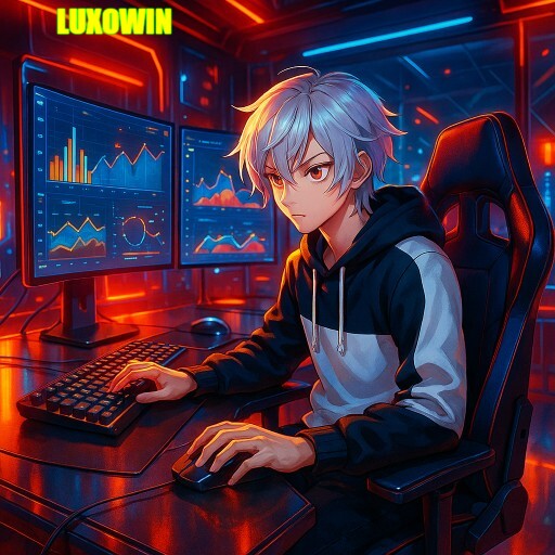 Imagem promocional da LUXOWIN mostrando a plataforma e suas vantagens