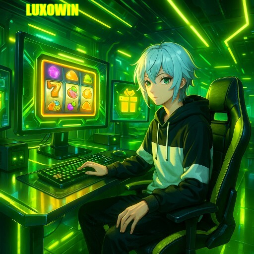 Imagem promocional da LUXOWIN mostrando a plataforma e suas vantagens