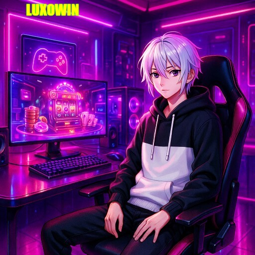 Imagem promocional da LUXOWIN mostrando a plataforma e suas vantagens