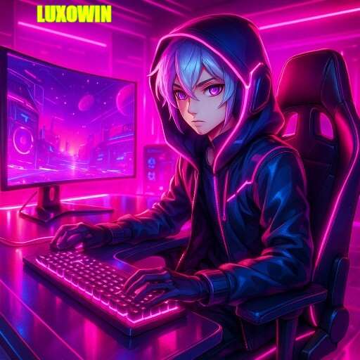 Imagem promocional da LUXOWIN mostrando a plataforma e suas vantagens