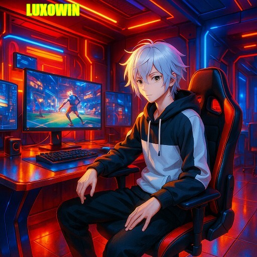 Imagem promocional da LUXOWIN mostrando a plataforma e suas vantagens