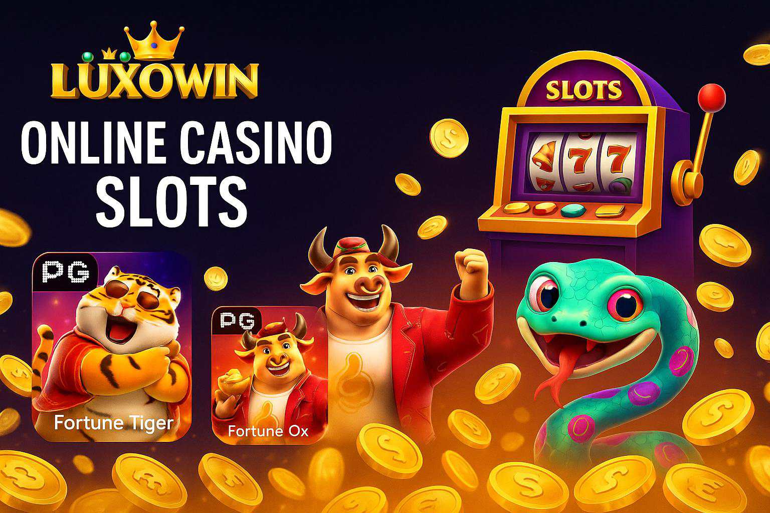 Explore o mundo das slot machines no LUXOWIN Casino